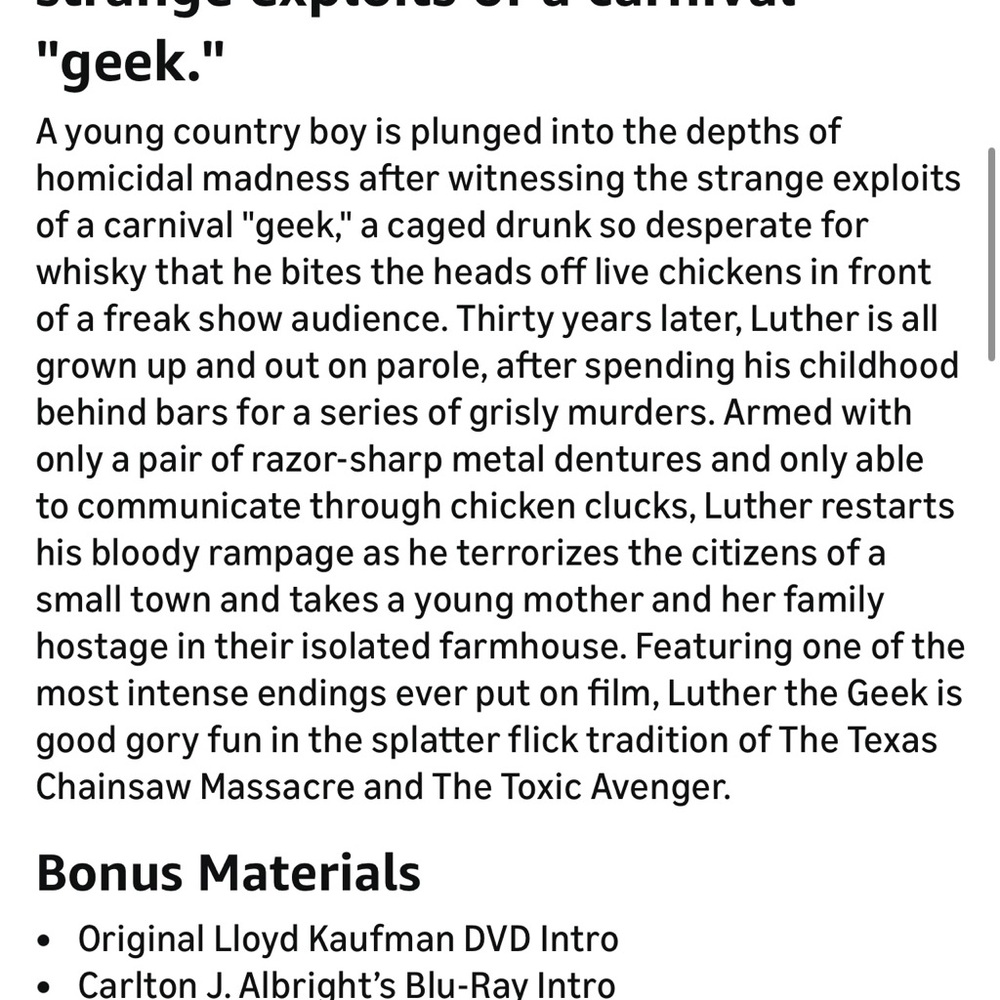# 0765+ Roma Luther the Geek Blu-ray - Black and Blue - Picture 4 of 6